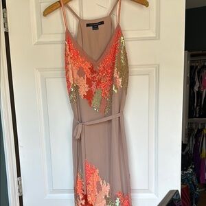 Elegant Sequin Dress in Multicolor by French Connection